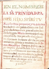 INICIO PRIMITIVAS REGLAS DE LA HERMANDAD DEL SILENCIO ECIJA