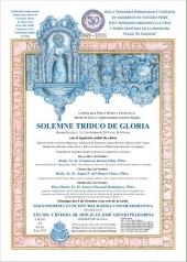 CONVOCATORIA TRIDUO MARIA SANTISIMA DE LA AMARGURA. SILENCIO ECIJA. OBRA DE CÉSAR RAMIREZ MARTINEZ.